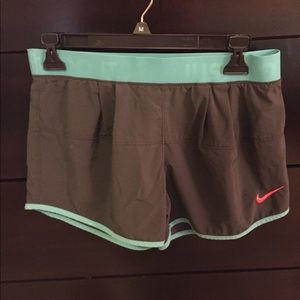 Gray/Aqua/Orange Nike Shorts